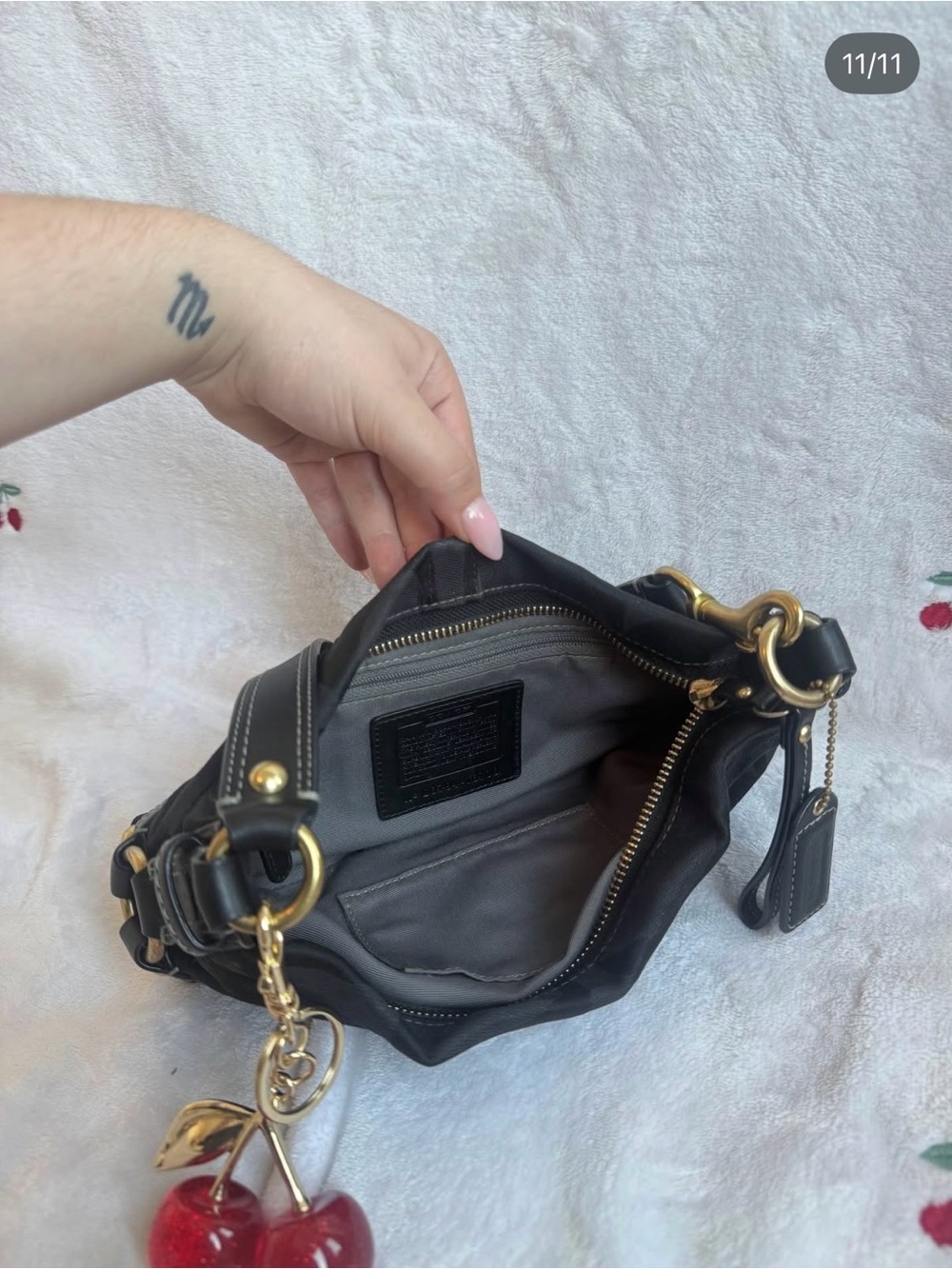 vintage coach mini carly in black - Picture 11 of 11
